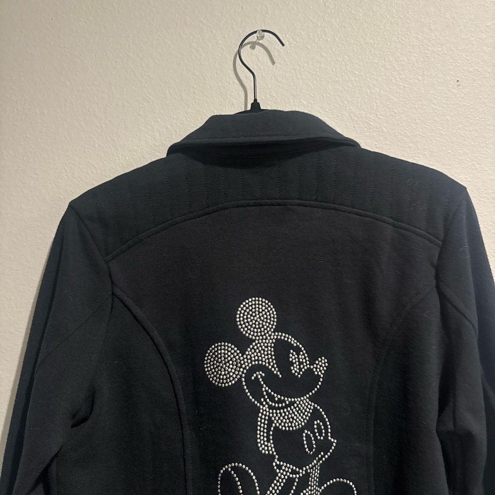 Disney Parks Rhinestone Mickey Moto Jacket - Picture 7 of 8
